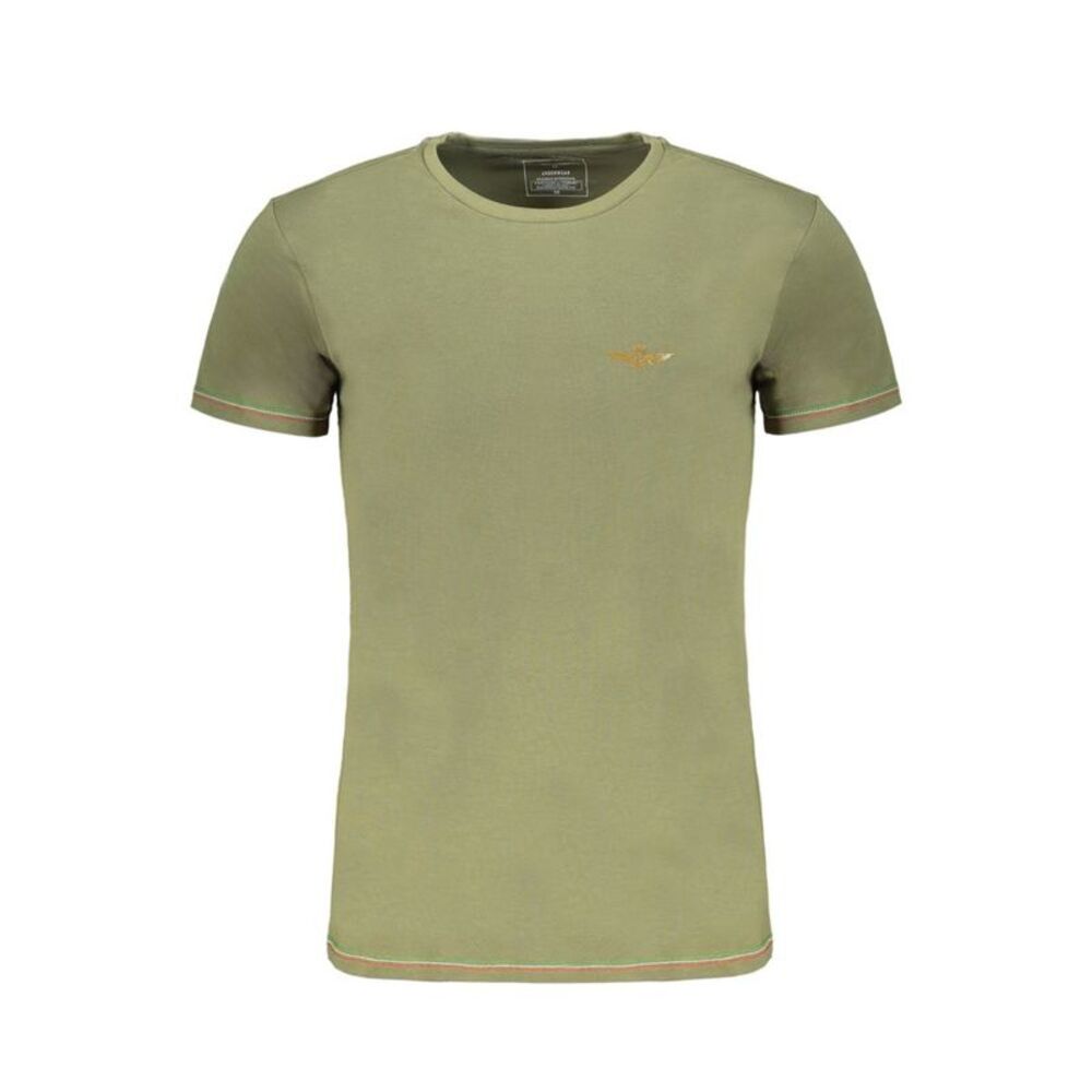 Aeronautica Militare Verde Cotton Men Men's T-Shirt